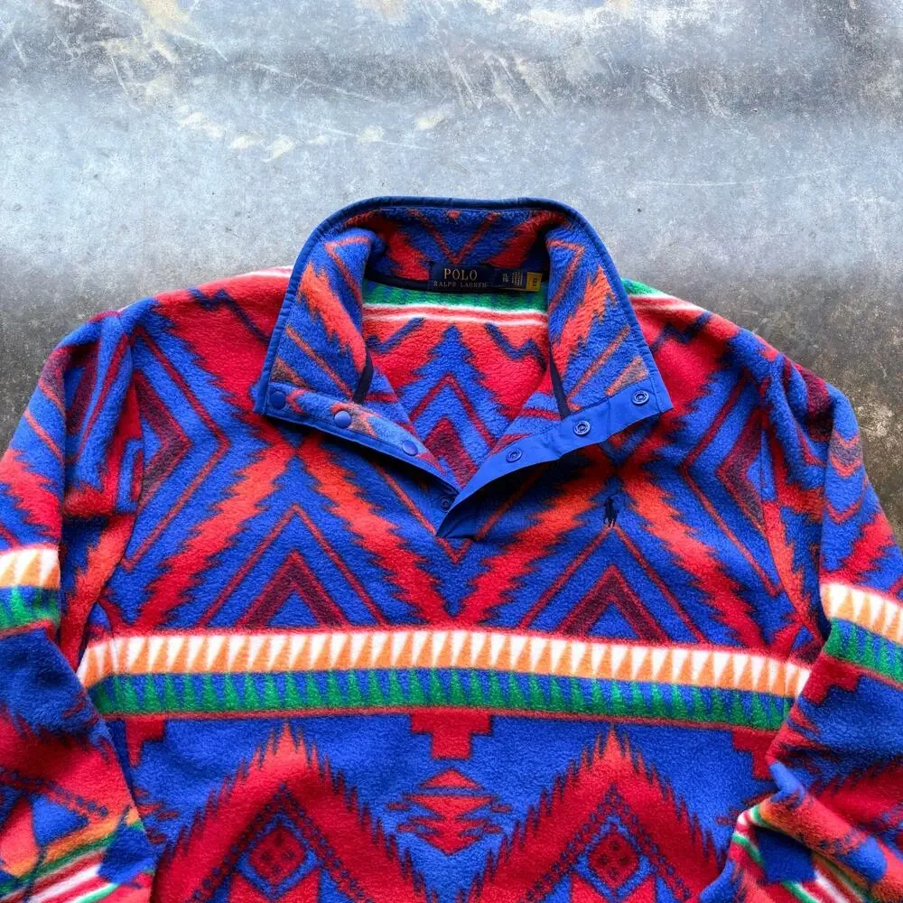 Beautiful Aztec‎ Polo Ralph Lauren Sherpa Fleece